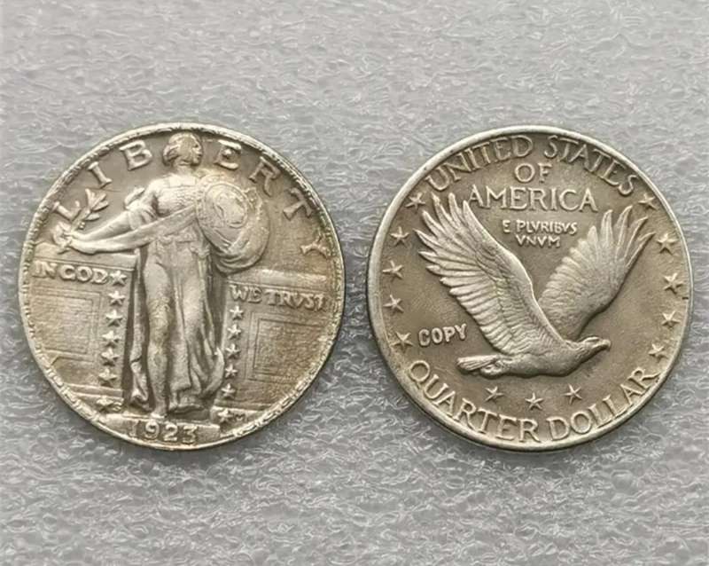 1923-S Standing Liberty Commemorative Coin.A