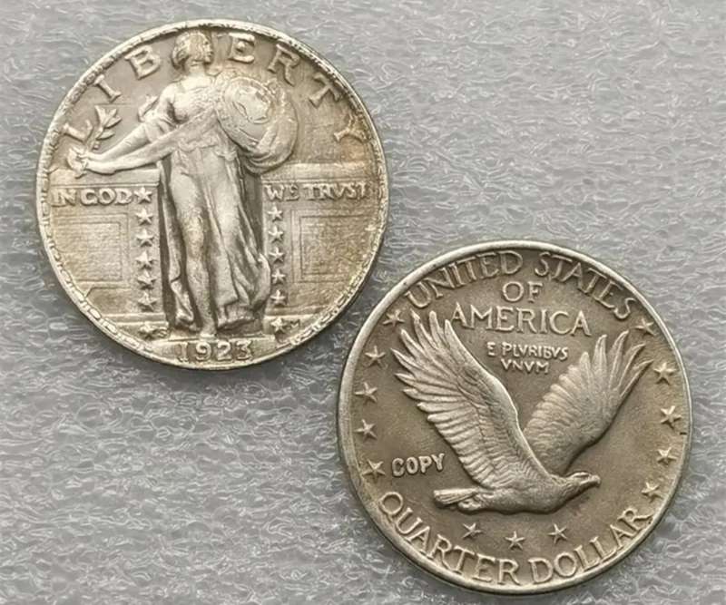 1923-S Standing Liberty Commemorative Coin.A
