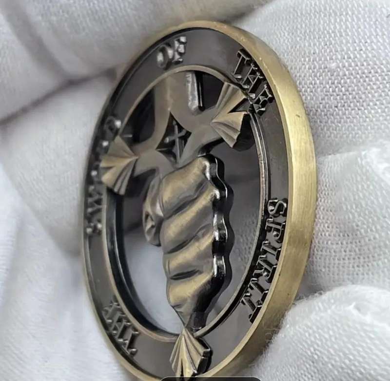 Hollow Fist "The Sword of The Spirit" Commemorative Coin in Capsule