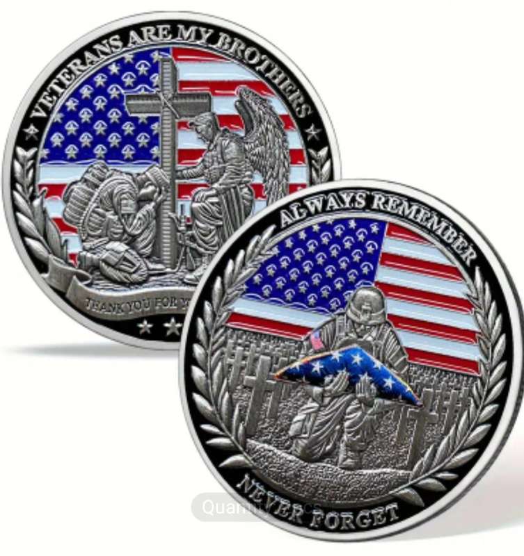 American Military Patriotic Honouring Sirvice,Veteran Commemorative Coin ' no2.