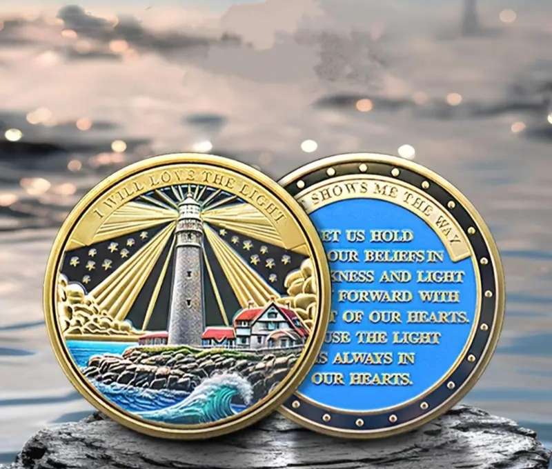 Nautical Lighthouse Ocean Commemorative Coin New in Capsule