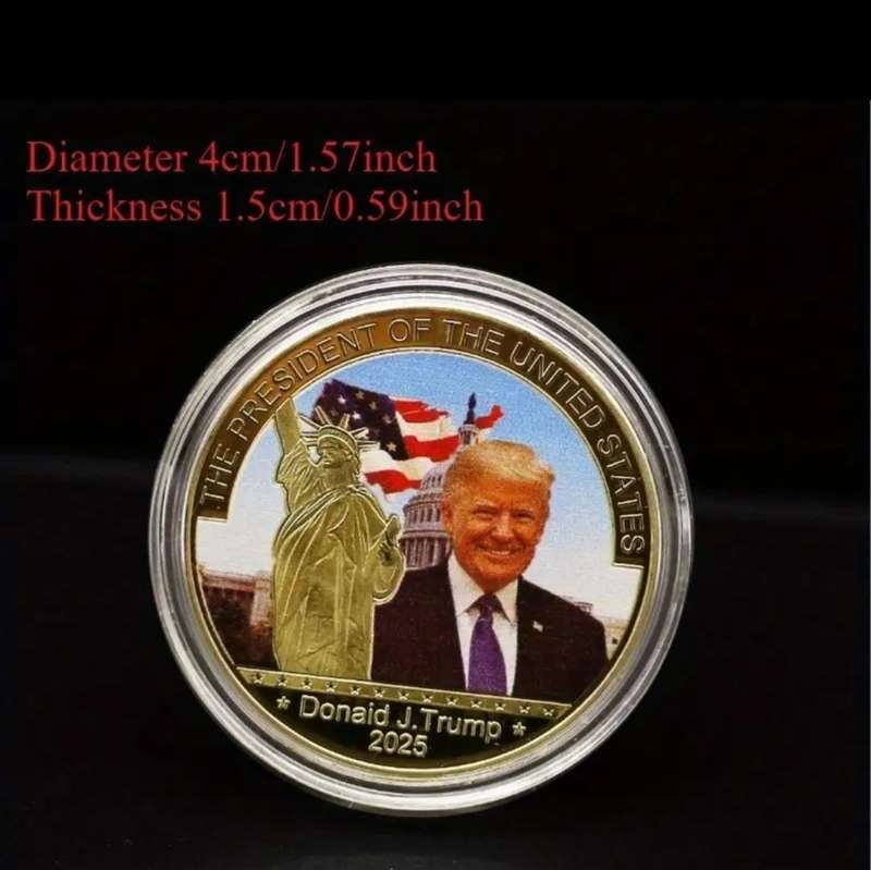 Donald J. Trump 47th President Commemorative Coin. New in Capsule "G"