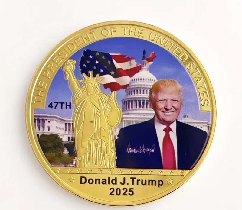 Donald J. Trump 47th President Commemorative Coin. New in Capsule "G"
