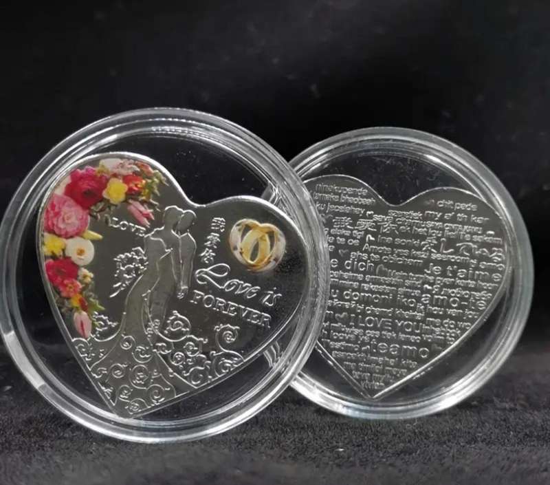Love you "For-Ever" Coin in Capsule. New