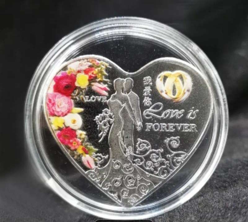 Love you "For-Ever" Coin in Capsule. New