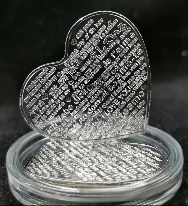 Love you "For-Ever" Coin in Capsule. New