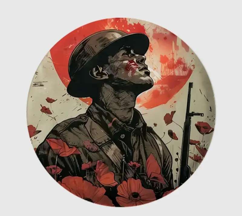 Men's Memorial Day Brooch