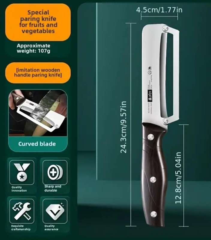 Commercial Sugarcane Peeler, Sharp S- Steel Blade " Not suitable for Left-hand