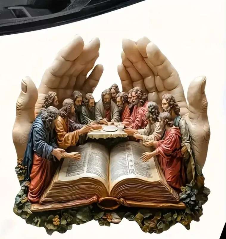 6 Inch "The Book of Shepherd's" Vinyl Religious Sticker 'Waterproof'