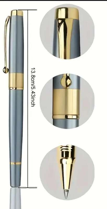 Signature Pen Plus 2 Black Refills in Gift Box. New.