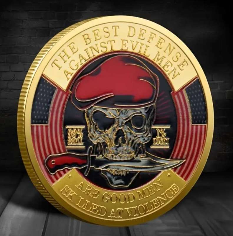 Blessed are the Peacemakers Military Challenge Coin. 40mm New in Capsule.