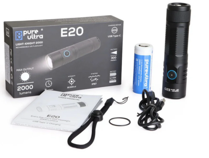 Pure Ultra E20 - 2000 Lumen Torch