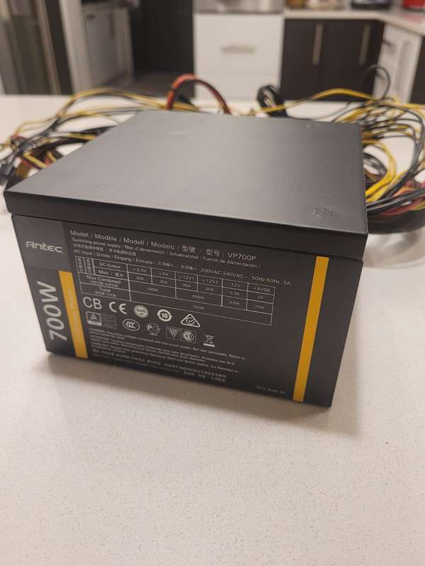 Antec VP700P Plus 700W Power Supply  120mm Silent Fan, Advanced Low Voltage Control, Multiple GPU S