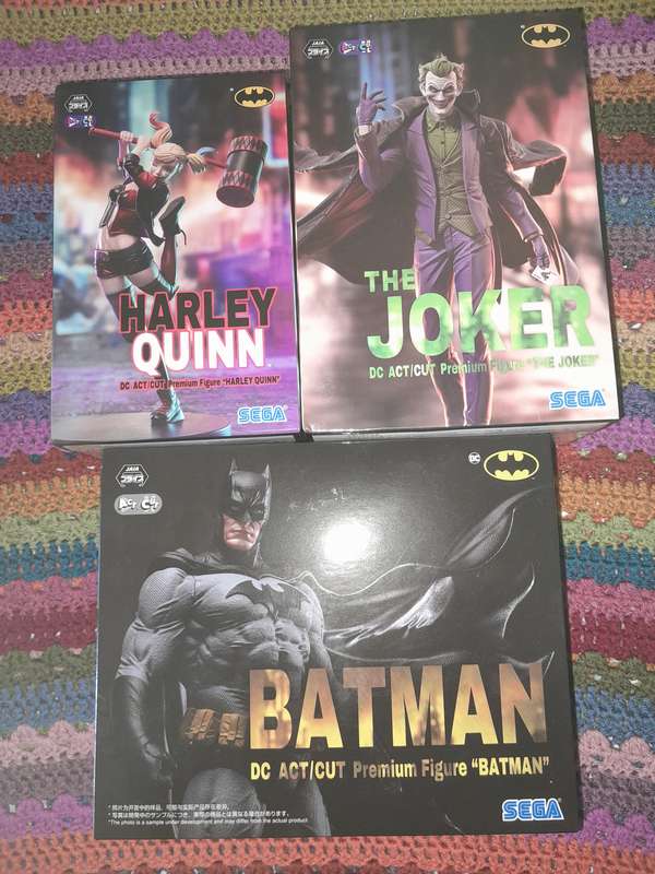 DC SEGA ACT/CUT figures, set of three