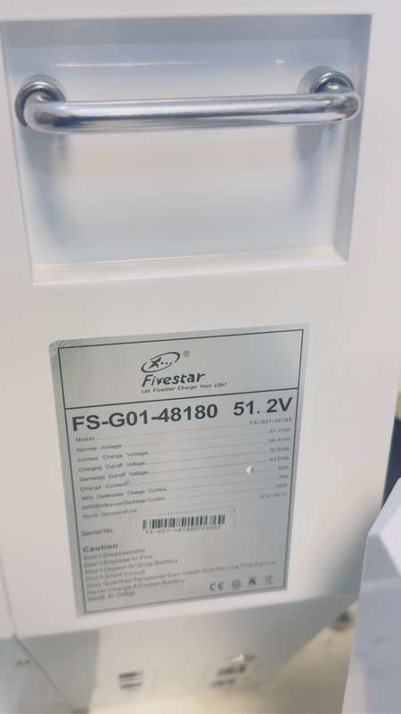 Lithium Battery 9.2KW/h 51.2v 180AH Fivestar