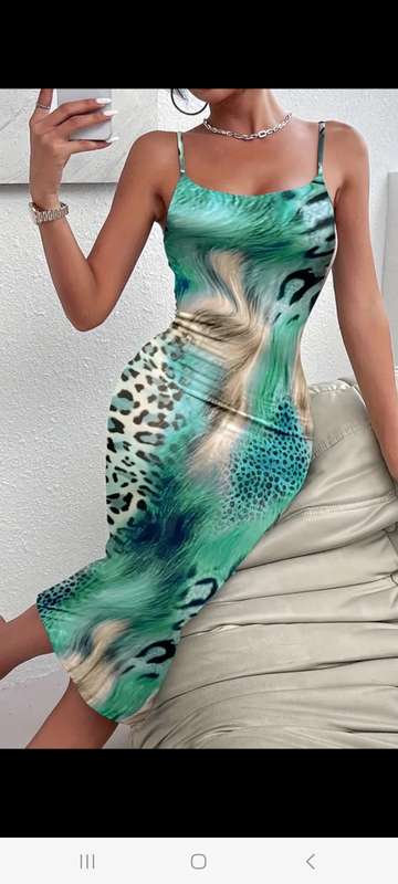 Leopard print Cami dress