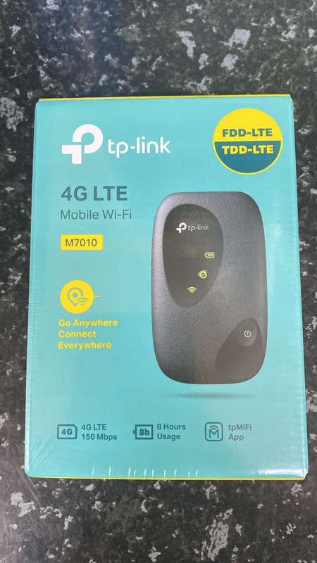 TP-LINK 4G LTE Mobile Wi-Fi 150 Mbps 4G Router (Black, Single Band)