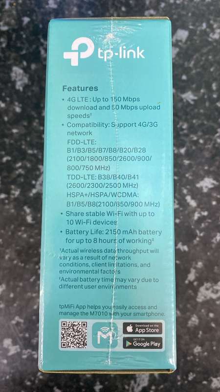 TP-LINK 4G LTE Mobile Wi-Fi 150 Mbps 4G Router (Black, Single Band)