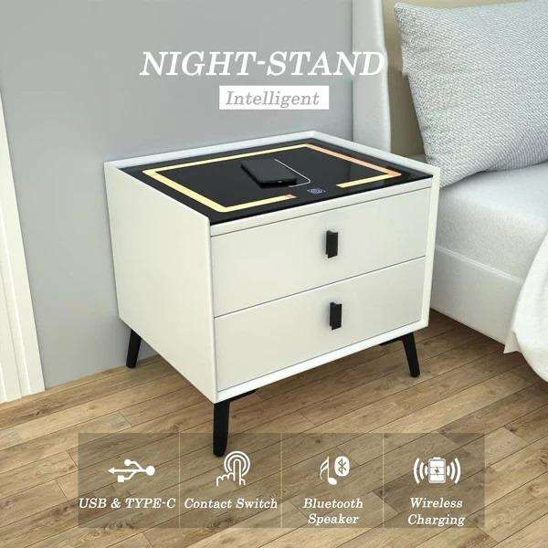 Modern Wireless Smart Bedside Table