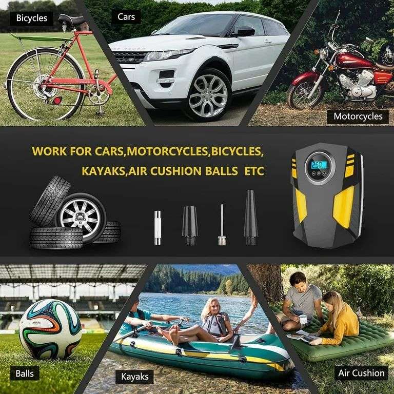 Digital AIR COMPRESSOR PORTABLE TYRE INFLATOR
