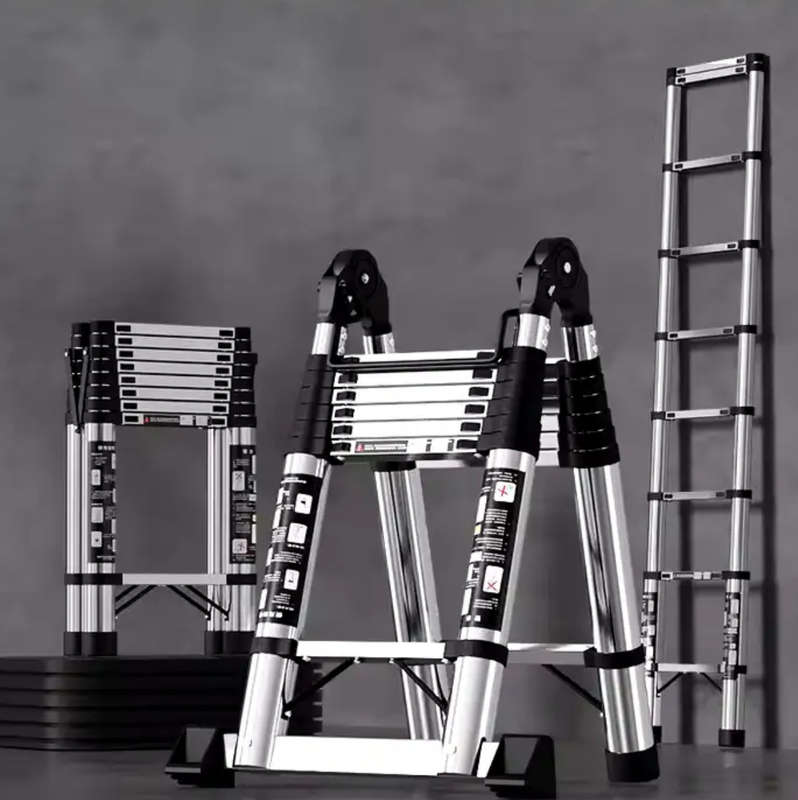 3.3m Multipurpose A-Frame Foldable Extension Telescopic Ladder