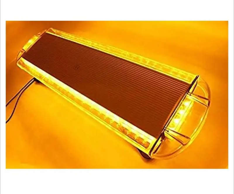 70cm Yellow Light Vehicle Roof Top Warning Strobe Flash Light