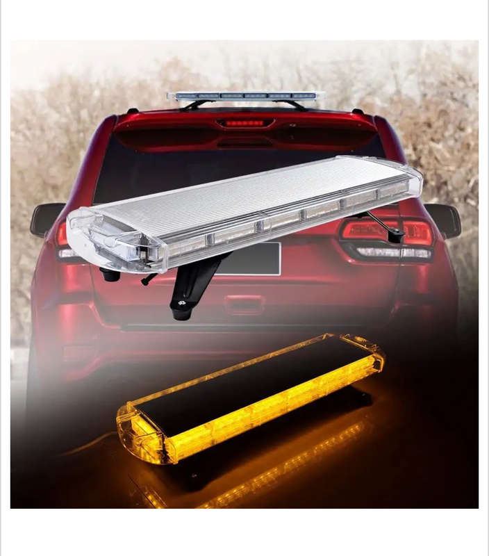 70cm Yellow Light Vehicle Roof Top Warning Strobe Flash Light