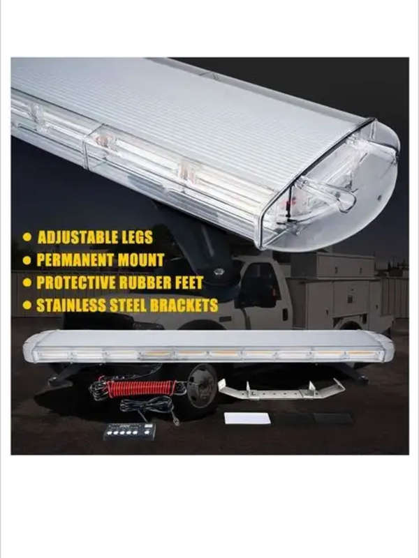 70cm White Light Vehicle Roof Top Warning Strobe Flash Light