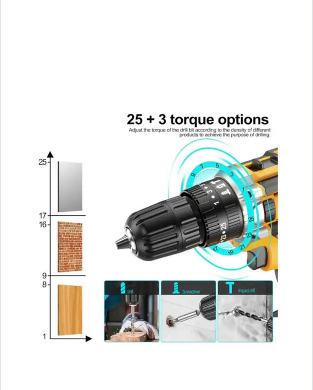 21V Electric Household Drill CORDLESS