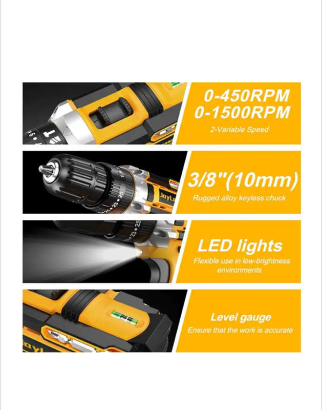 21V Electric Household Drill CORDLESS