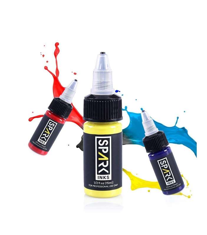 Professional Colorful Tattoo Ink - Set of 14 x 30ml