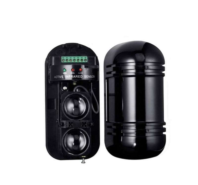 2x Double Beams Infrared radiation Alarm