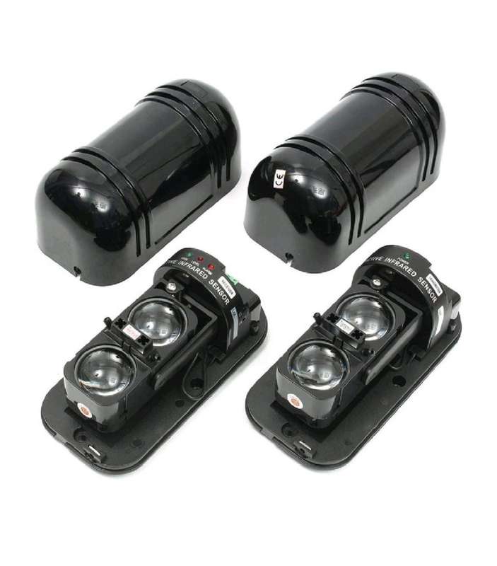2x Double Beams Infrared radiation Alarm