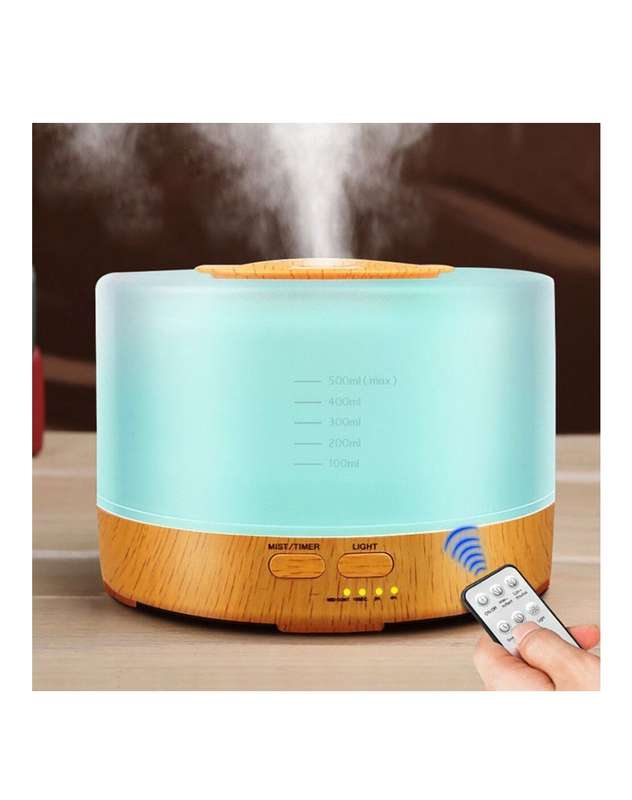 500ml Humidifier Aromatherapy Essential Oil Diffuser With 7 Color Changing