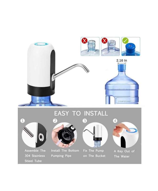 USB-Rechargeable Water Dispenser Automatic Water Bottle Pump