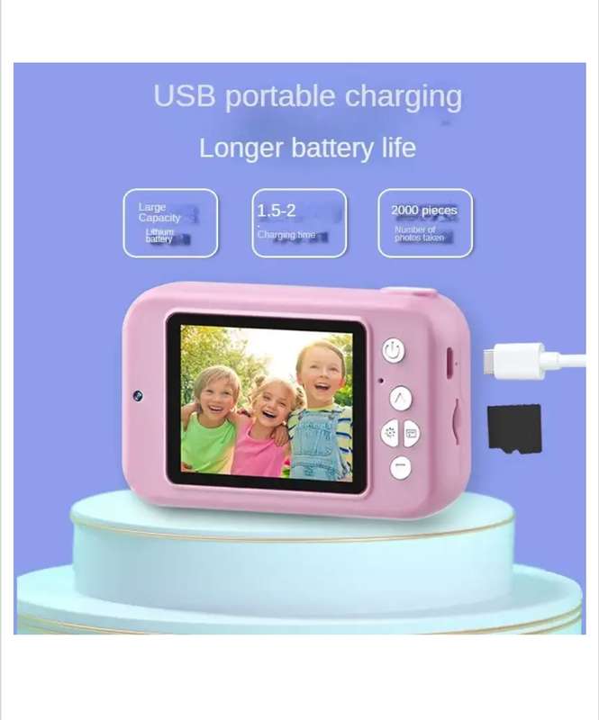 Super Electronics Y2 Single Kids Digital Camera With Micro SD Card Slot