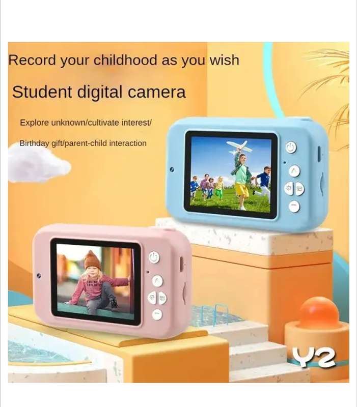 Super Electronics Y2 Single Kids Digital Camera With Micro SD Card Slot