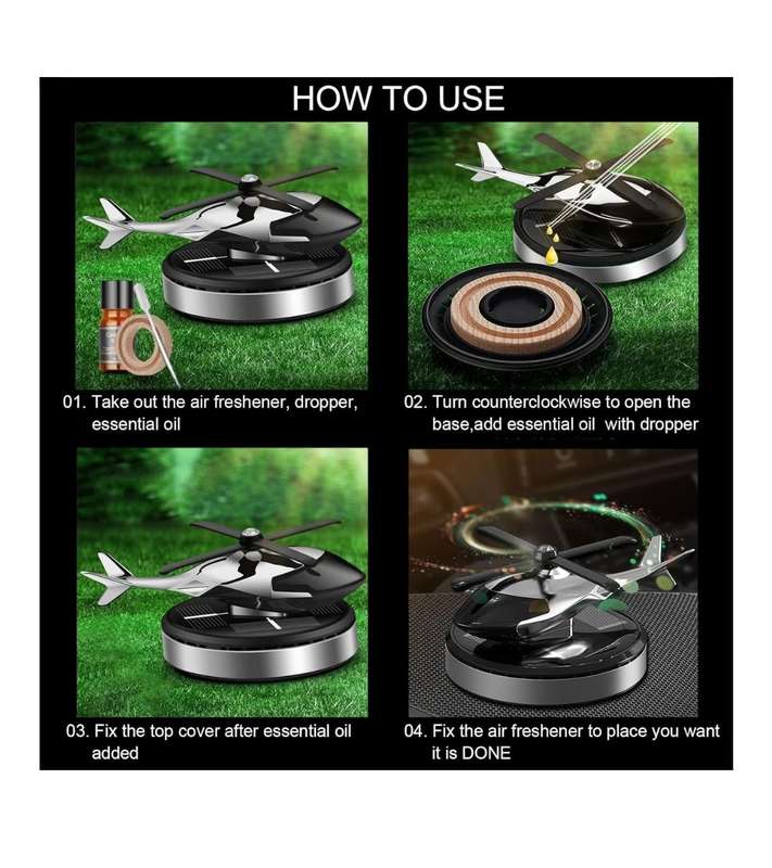 Car Seat Aromatherapy Diffuser Helicopter