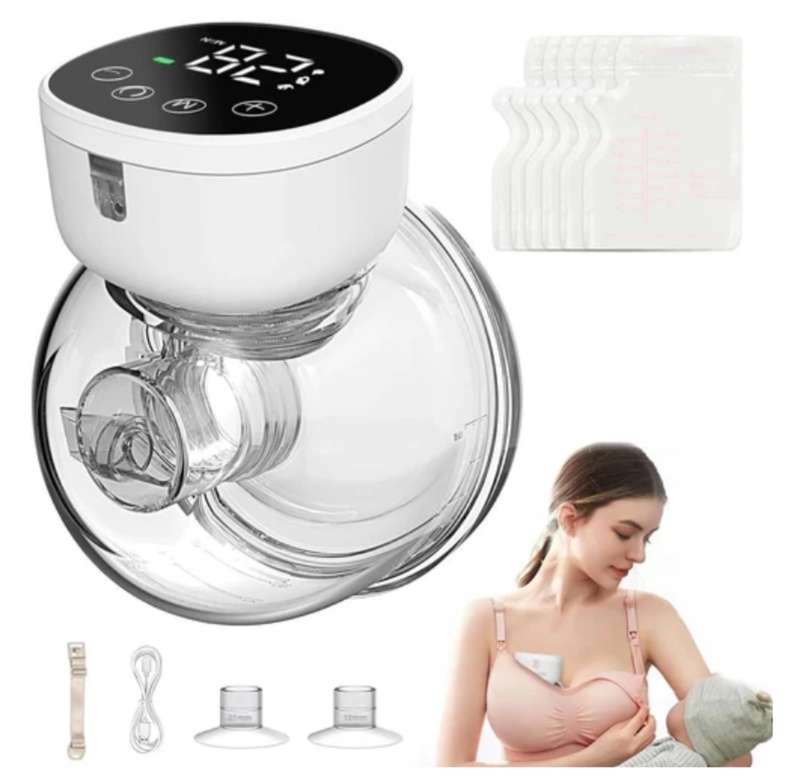 Portable Electric Breast Pump 4 Modes 9 Suction