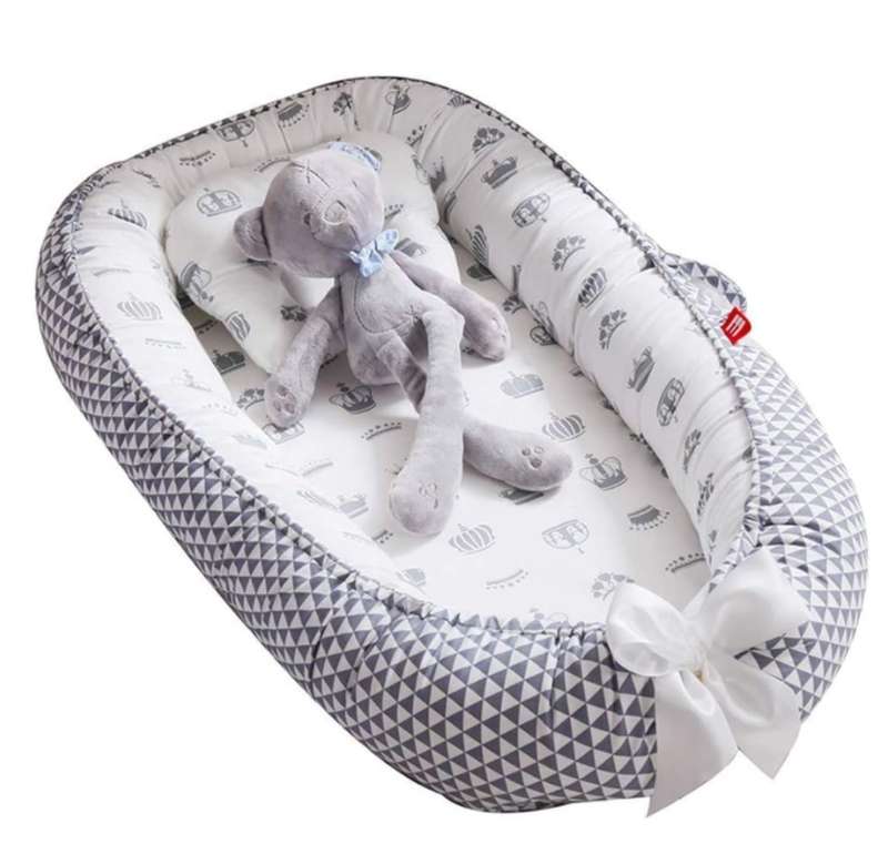 Ultra Soft Cotton Skin-Friendly  Newborn Lounger Bassinet