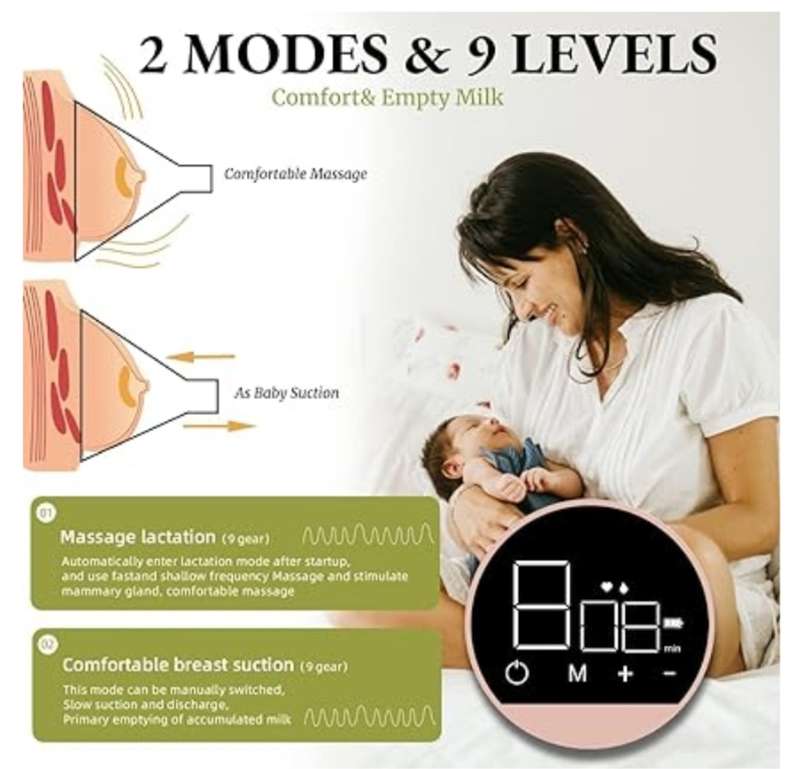 Portable Automatic Electric Breast Pump