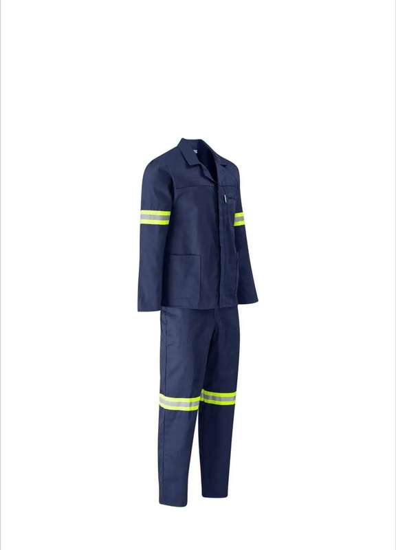 SMTE - Quality 2 Piece Worksuit/Uniform Shirt & Pants Combo-Navy blue