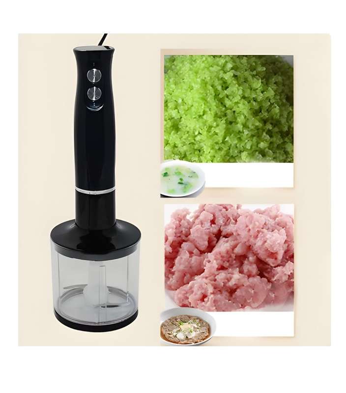 500W 4-in-1 Stainless Steel Hand Blender
