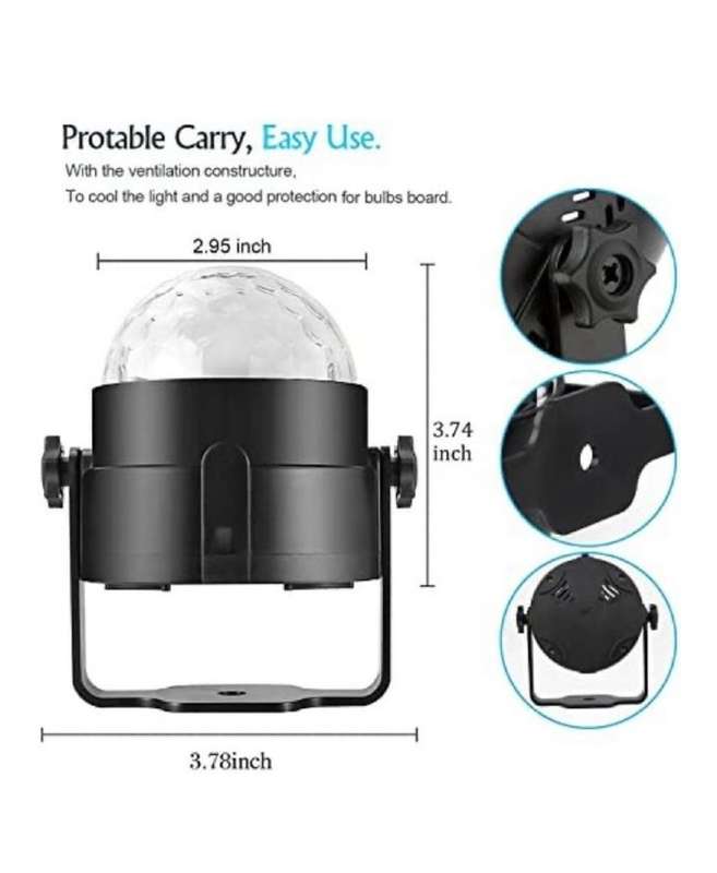 Remote controlled magic ball ambient light