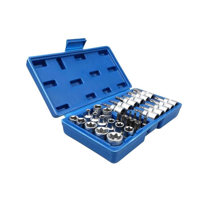 34-Piece Socket Spanner Male and Female Bit Set