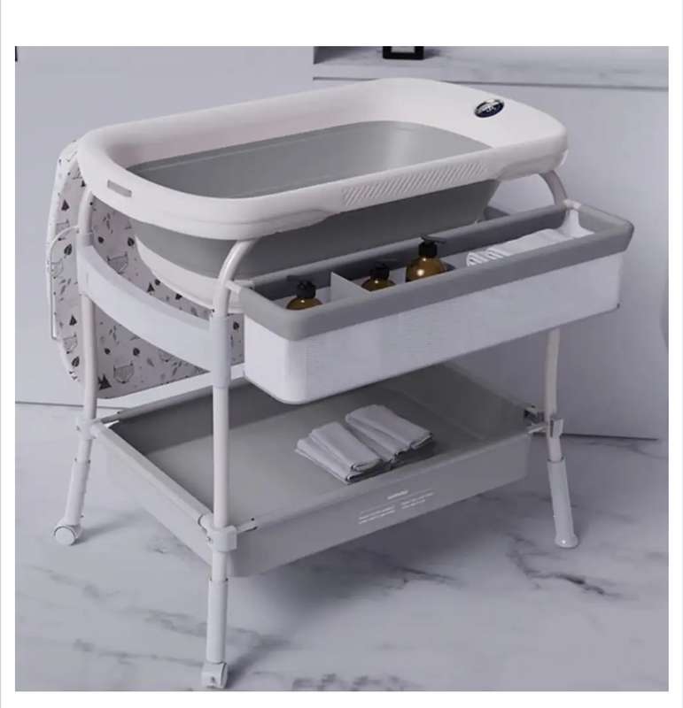 Baby Crystal 2 in 1 Bath Unit and Changing Station