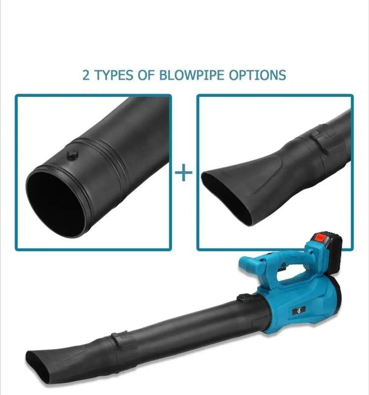 21V Lithium Battery Cordless Leaf Blower - 200km/H