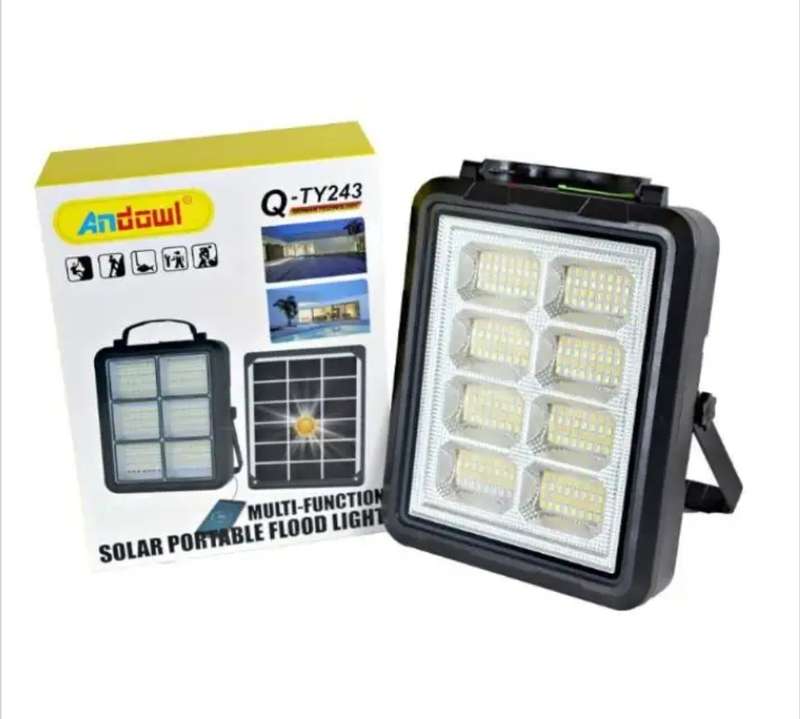 Andowl multi-function solar portable flood light- 300W