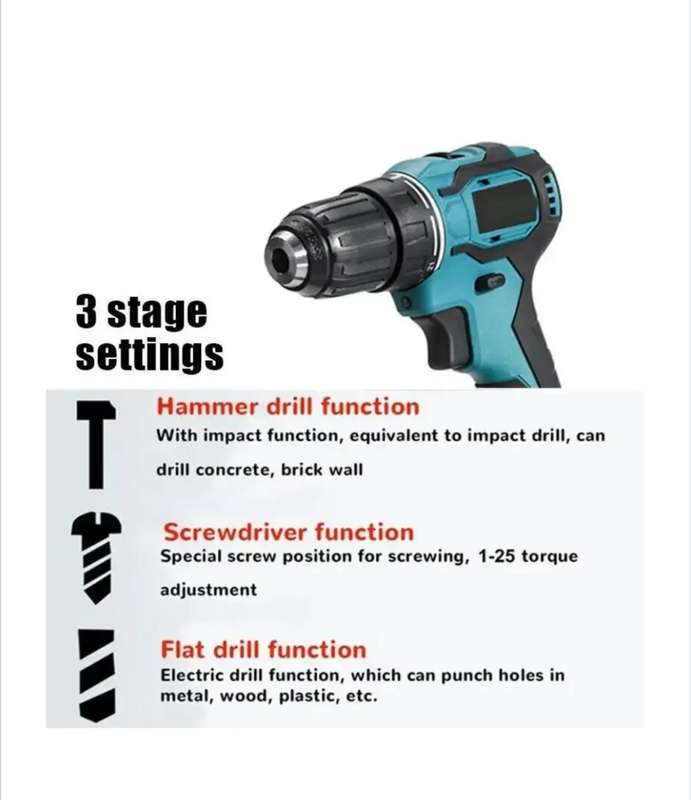 36V 4 in 1 Multi Function Cordless Power Tools