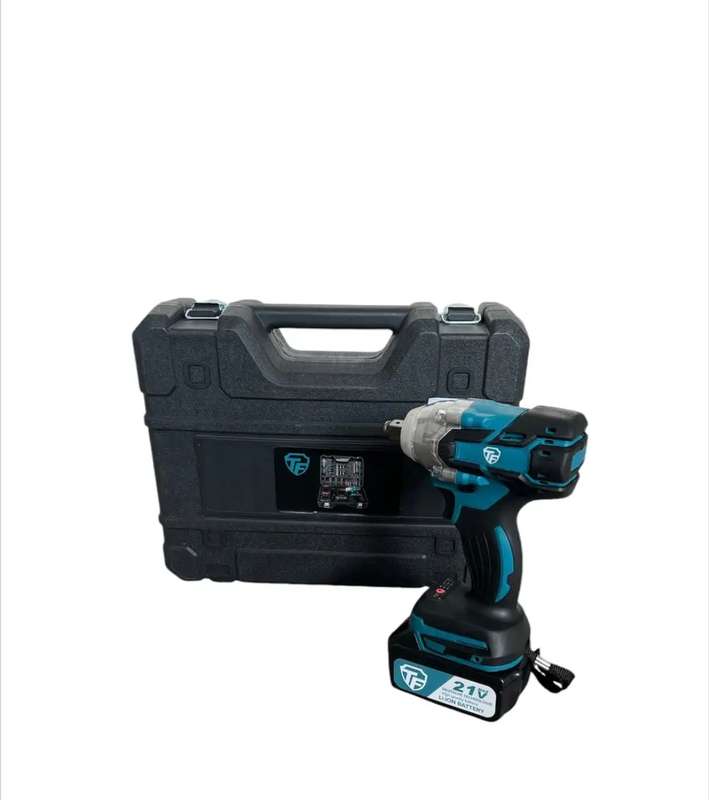 21V Brushless 1/2 Inch Impact Wrench with Tools - CORDLESS
